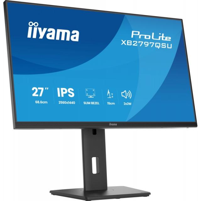 iiyama - ProLite XB2797QSU-B1 pantalla para PC 68,6 cm (27") 2560 x 1440 Pixeles Quad HD LED Negro