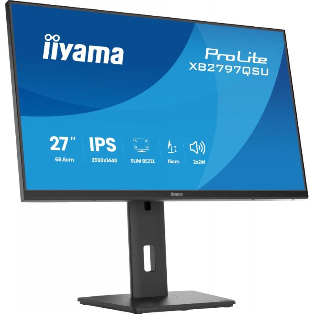 iiyama - ProLite XB2797QSU-B1 pantalla para PC 68,6 cm (27") 2560 x 1440 Pixeles Quad HD LED Negro