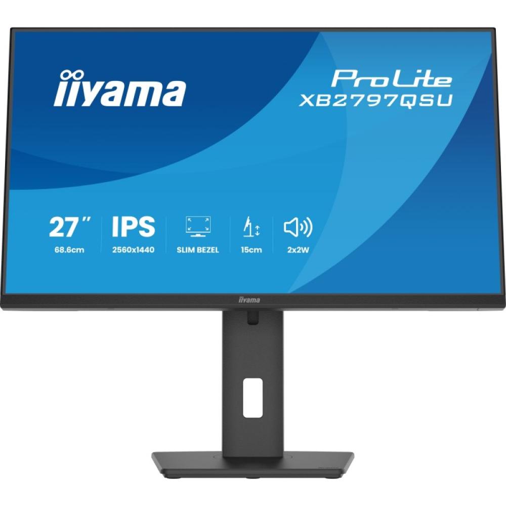 iiyama - ProLite XB2797QSU-B1 pantalla para PC 68,6 cm (27") 2560 x 1440 Pixeles Quad HD LED Negro