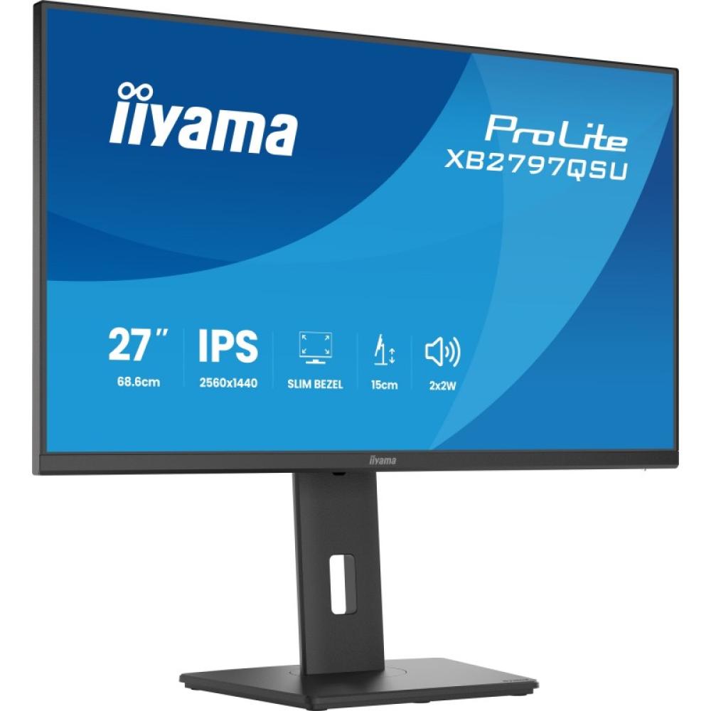 iiyama - ProLite XB2797QSU-B1 pantalla para PC 68,6 cm (27") 2560 x 1440 Pixeles Quad HD LED Negro