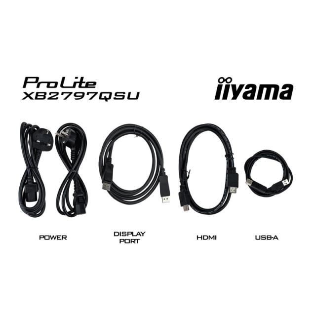 iiyama - ProLite XB2797QSU-B1 pantalla para PC 68,6 cm (27") 2560 x 1440 Pixeles Quad HD LED Negro