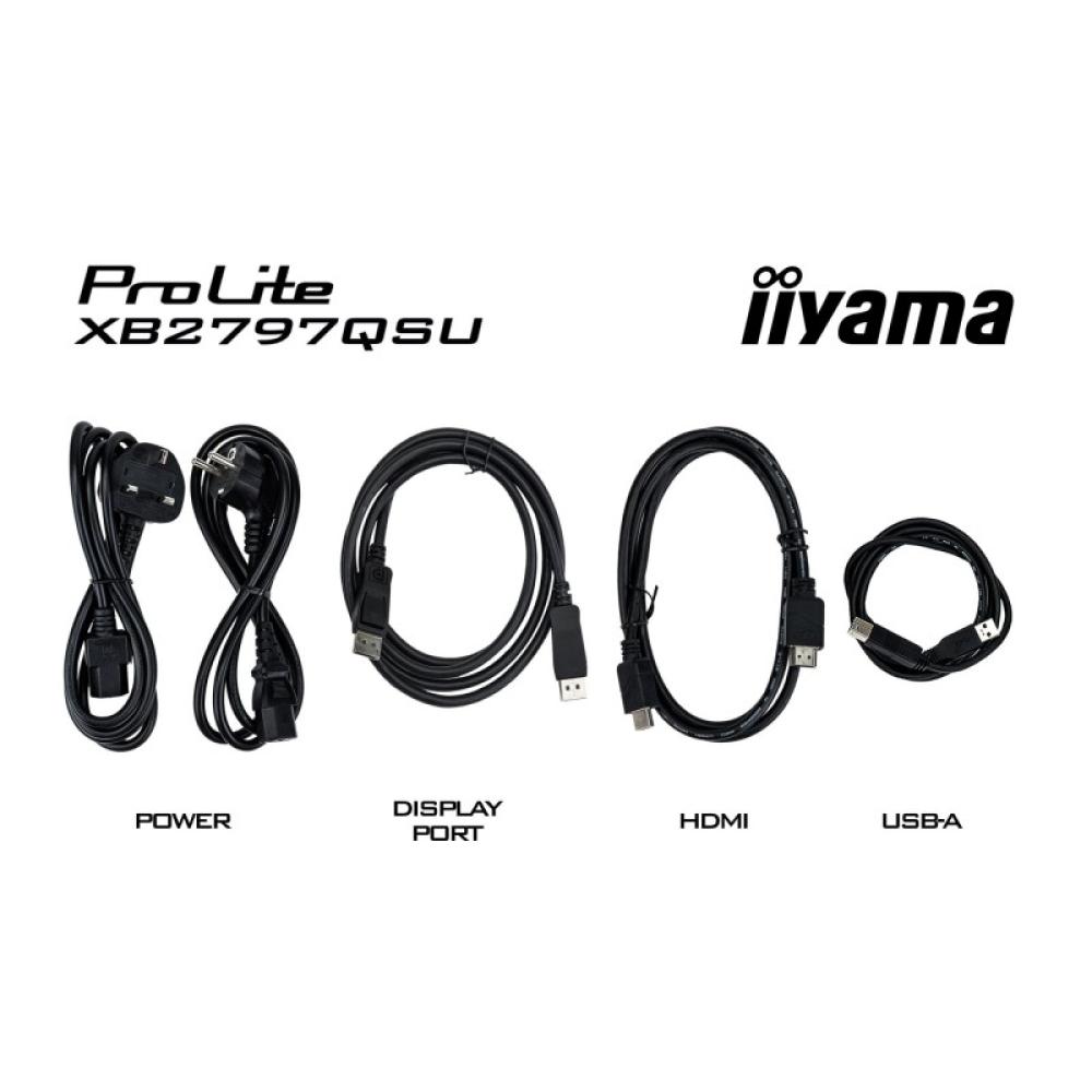 iiyama - ProLite XB2797QSU-B1 pantalla para PC 68,6 cm (27") 2560 x 1440 Pixeles Quad HD LED Negro