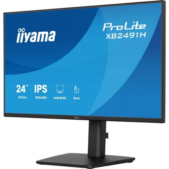 iiyama - ProLite XB2491H-B1 pantalla para PC 60,5 cm (23.8") 1920 x 1080 Pixeles Full HD LCD Negro