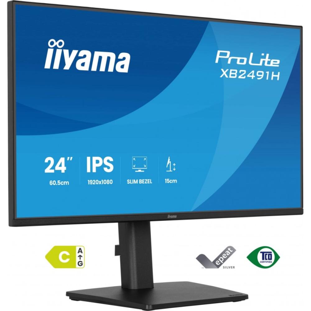 iiyama - ProLite XB2491H-B1 pantalla para PC 60,5 cm (23.8") 1920 x 1080 Pixeles Full HD LCD Negro