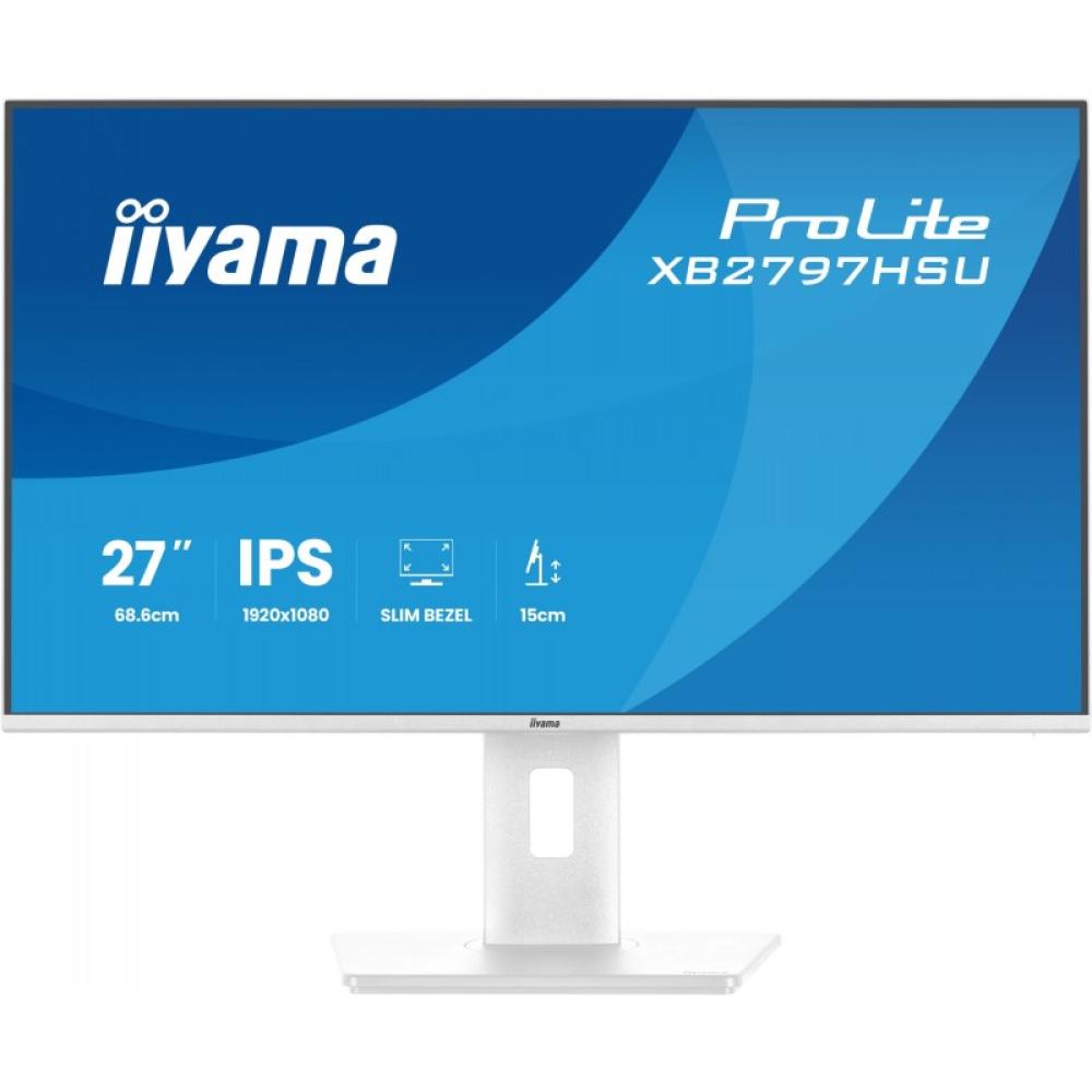 iiyama - ProLite XB2797HSU-W1 pantalla para PC 68,6 cm (27") 1920 x 1080 Pixeles Full HD LED Blanco