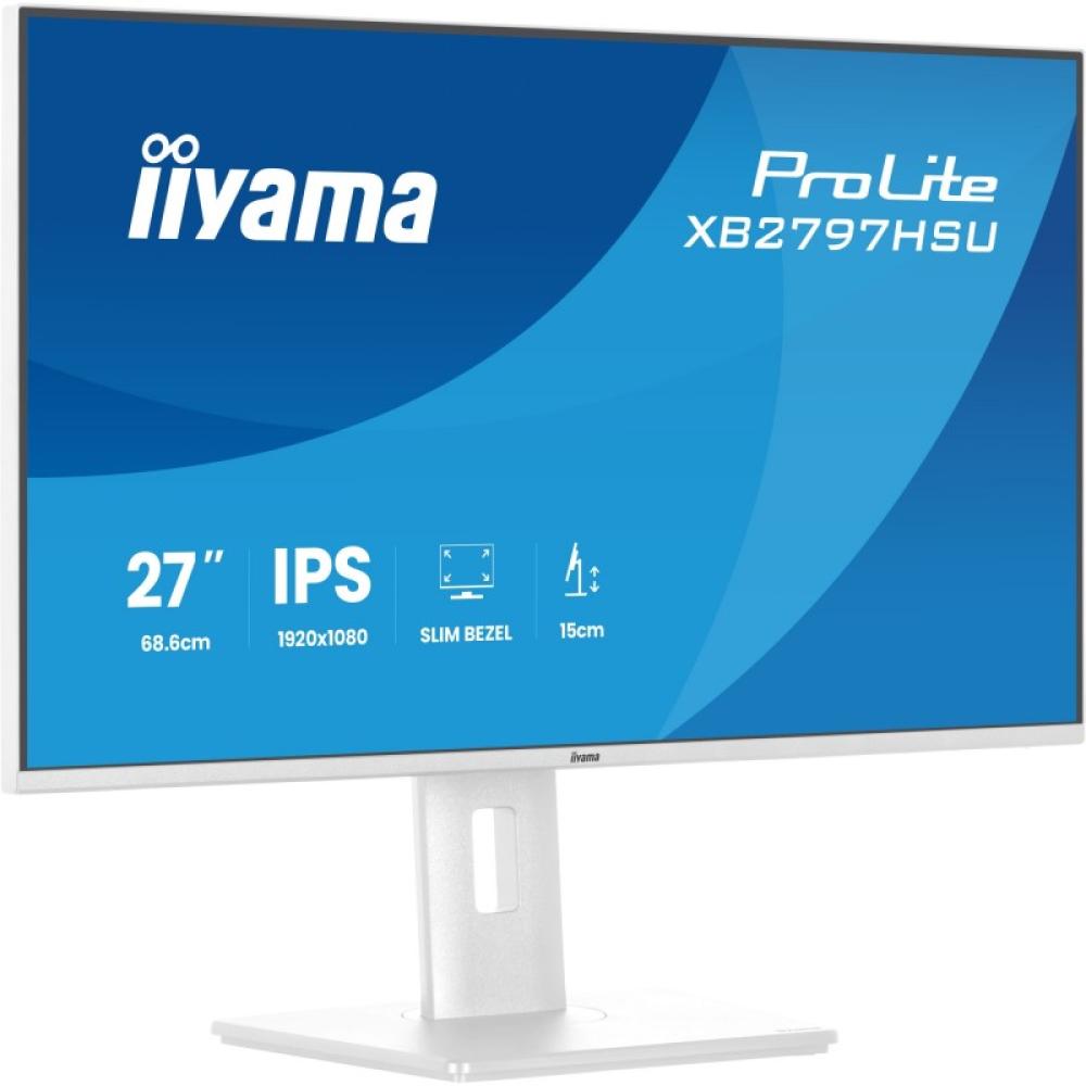 iiyama - ProLite XB2797HSU-W1 pantalla para PC 68,6 cm (27") 1920 x 1080 Pixeles Full HD LED Blanco