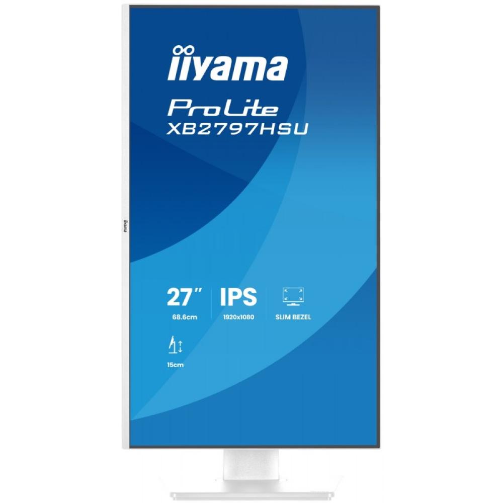 iiyama - ProLite XB2797HSU-W1 pantalla para PC 68,6 cm (27") 1920 x 1080 Pixeles Full HD LED Blanco