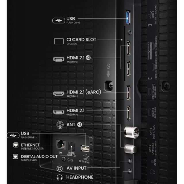 Hisense - 100E7Q PRO 2,54 m (100") 4K Ultra HD Smart TV Wifi Negro