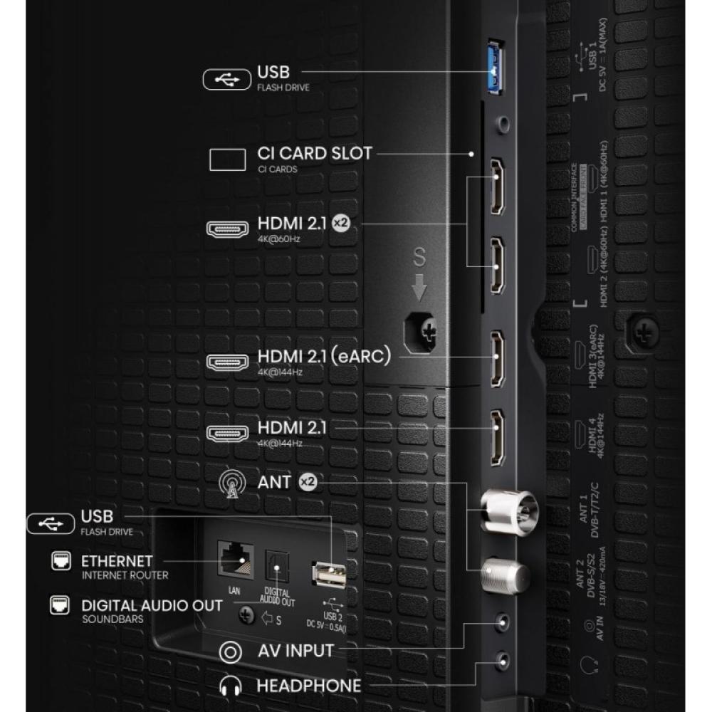 Hisense - 100E7Q PRO 2,54 m (100") 4K Ultra HD Smart TV Wifi Negro