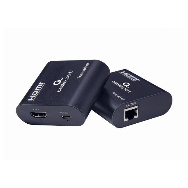 Gembird - DEX-HDMI-03 extensor audio/video Negro