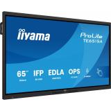 iiyama - TE6515A-B1AG pantalla de señalización Panel plano interactivo 163,8 cm (64.5") Wifi 550 cd / m² 4K Ultra HD Negro Panta