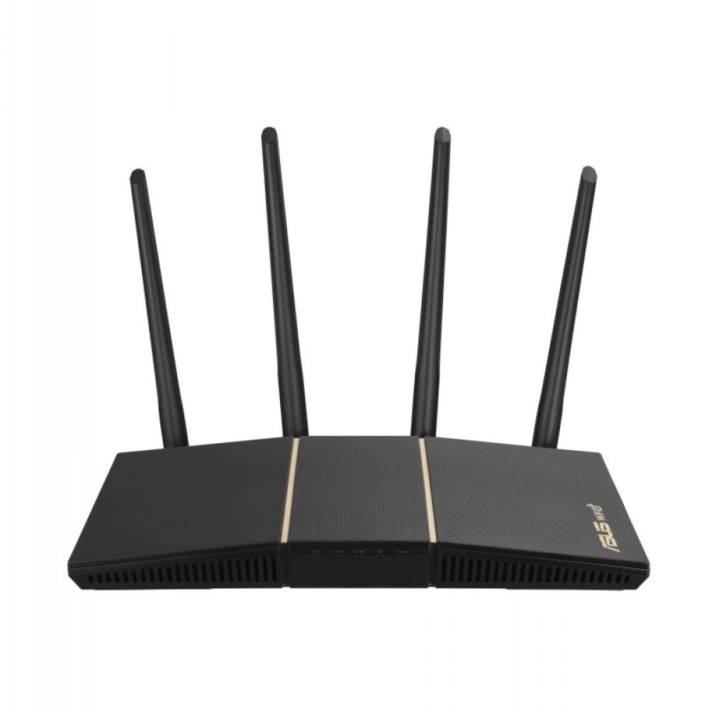ASUS - RT-AX57 router inalámbrico Gigabit Ethernet Doble banda (2,4 GHz / 5 GHz) Negro