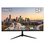 Nilox - NXM24FHD1205 pantalla para PC 61 cm (24") 1920 x 1080 Pixeles Full HD LCD