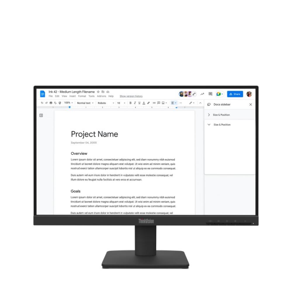Lenovo - ThinkVision S22-4e Monitor