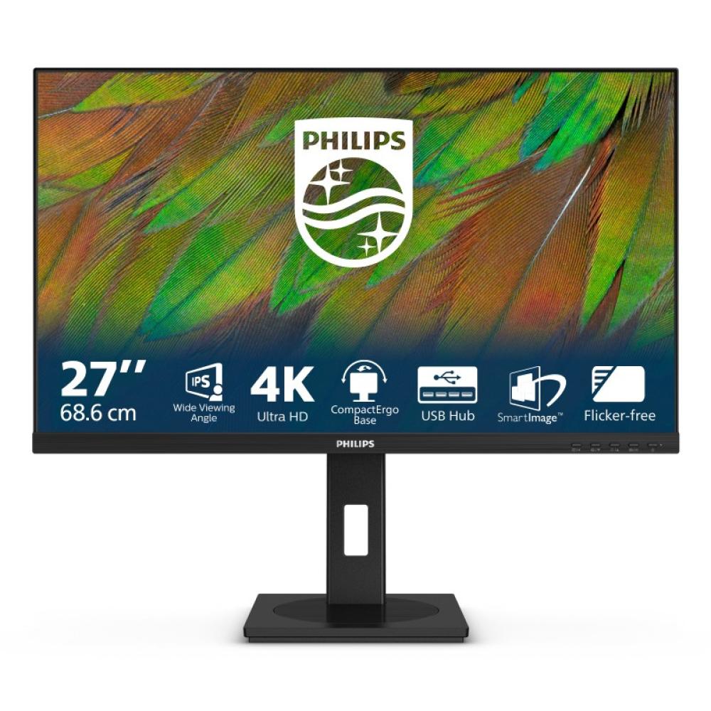 Philips - 3000 series 27B1N3800/00 pantalla para PC 68,6 cm (27") 3840 x 2160 Pixeles 4K Ultra HD LCD Negro