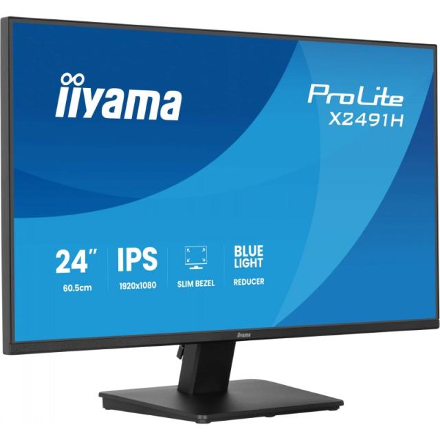 iiyama - ProLite X2491H-B1 pantalla para PC 60,5 cm (23.8") 1920 x 1080 Pixeles Full HD LCD Negro