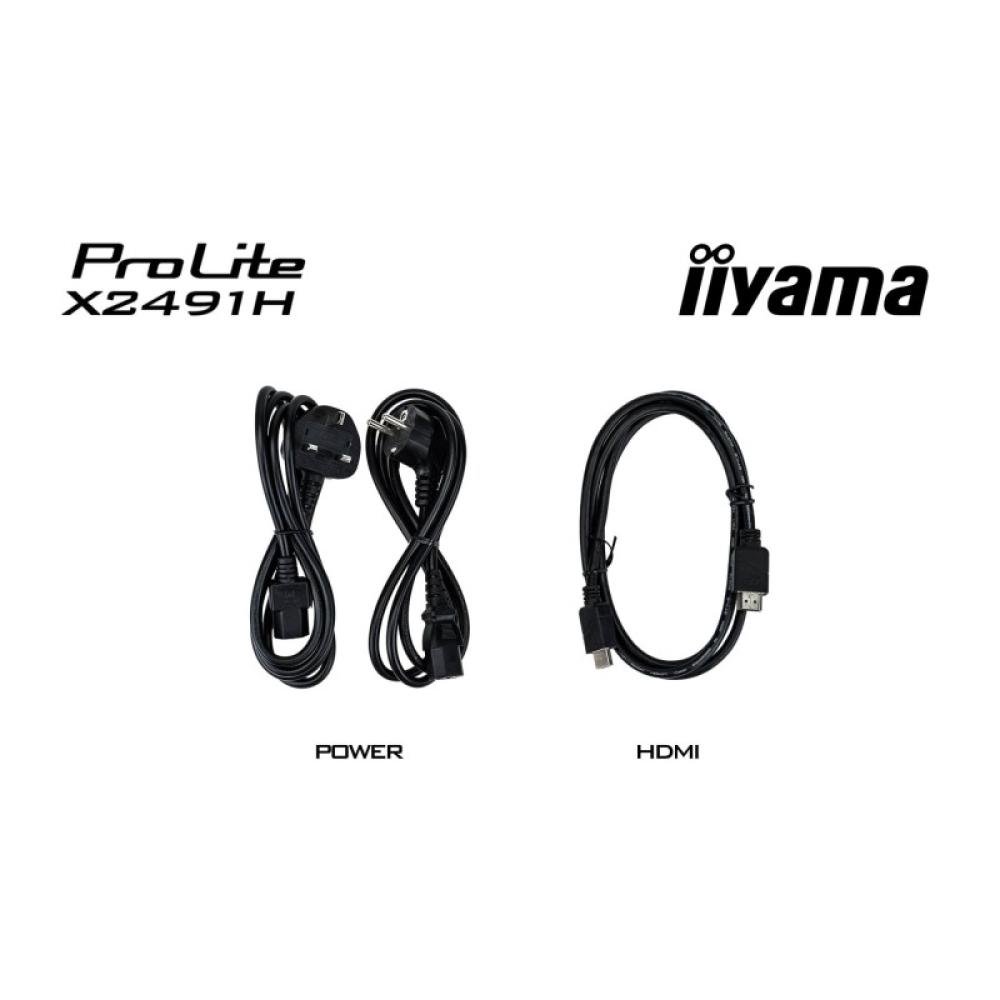 iiyama - ProLite X2491H-B1 pantalla para PC 60,5 cm (23.8") 1920 x 1080 Pixeles Full HD LCD Negro