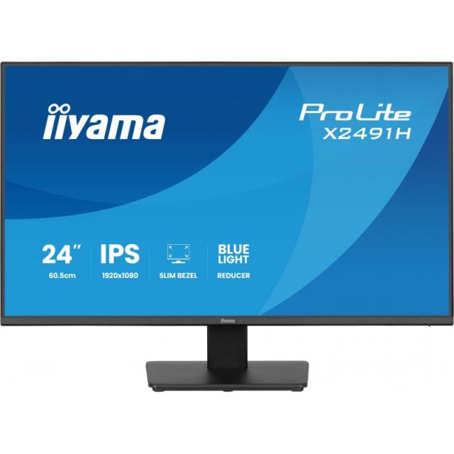 iiyama - ProLite X2491H-B1 pantalla para PC 60,5 cm (23.8") 1920 x 1080 Pixeles Full HD LCD Negro