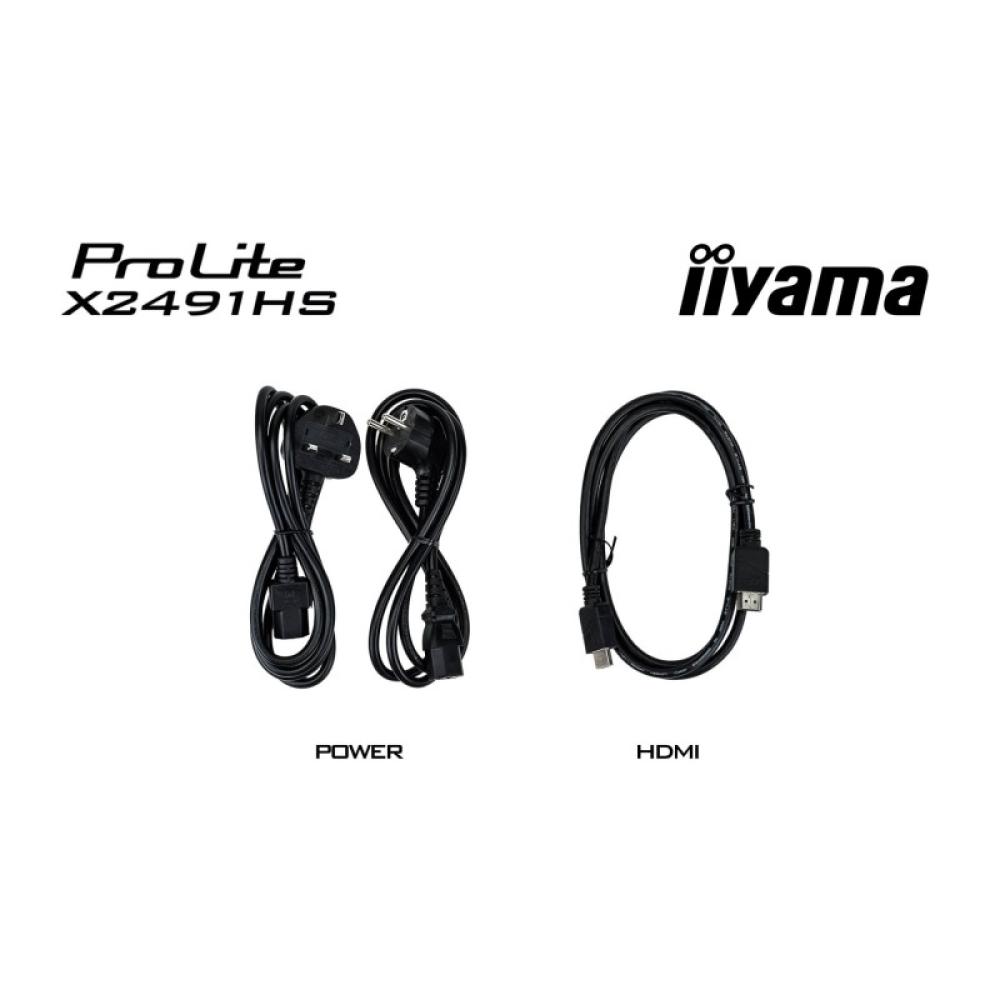 iiyama - ProLite X2491HS-B1 pantalla para PC 60,5 cm (23.8") 1920 x 1080 Pixeles Full HD LCD Negro