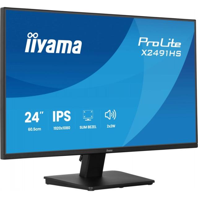 iiyama - ProLite X2491HS-B1 pantalla para PC 60,5 cm (23.8") 1920 x 1080 Pixeles Full HD LCD Negro