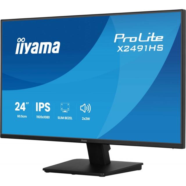 iiyama - ProLite X2491HS-B1 pantalla para PC 60,5 cm (23.8") 1920 x 1080 Pixeles Full HD LCD Negro