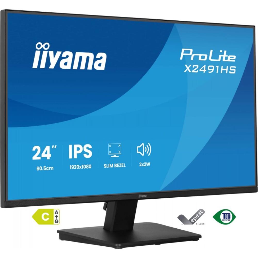 iiyama - ProLite X2491HS-B1 pantalla para PC 60,5 cm (23.8") 1920 x 1080 Pixeles Full HD LCD Negro