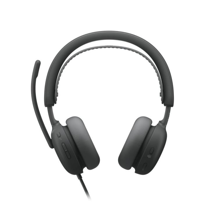 Logitech - 981-001618 auricular y casco Auriculares Alámbrico Diadema Llamadas/Música USB Type-C / USB Type-A Grafito