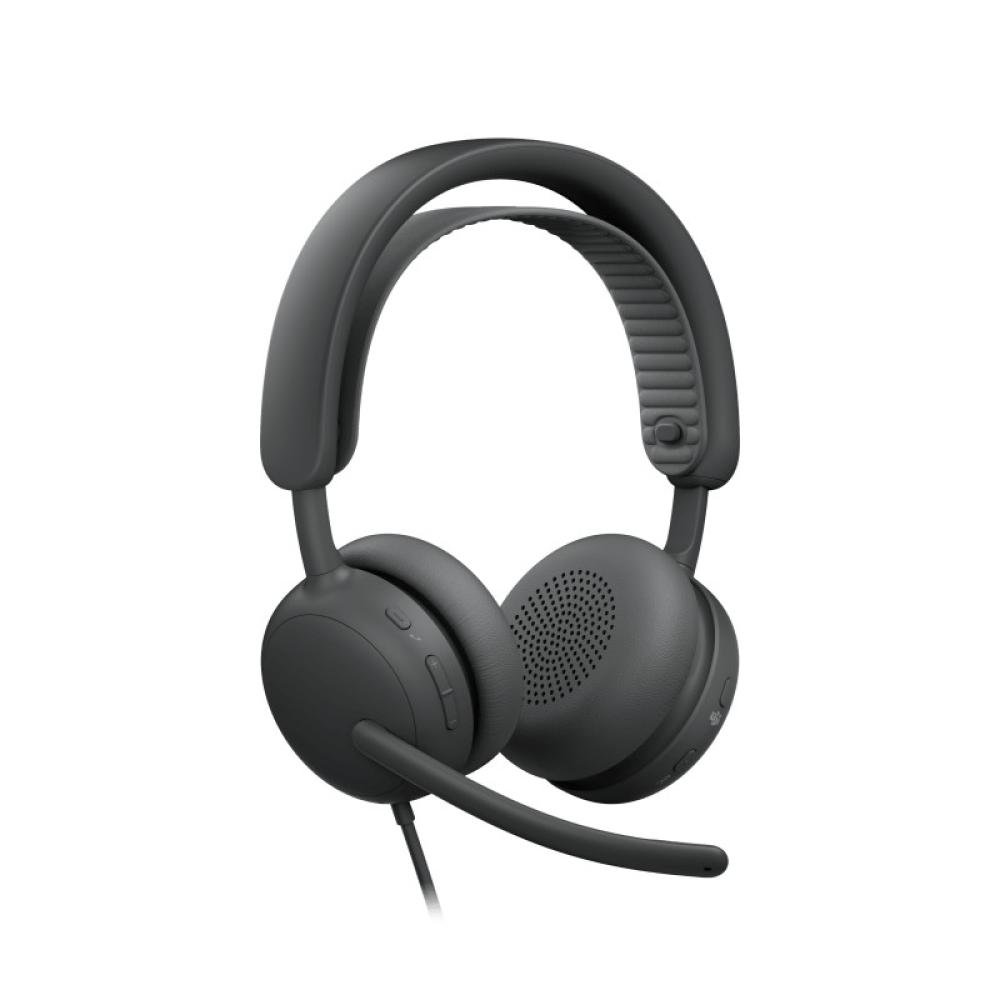 Logitech - 981-001618 auricular y casco Auriculares Alámbrico Diadema Llamadas/Música USB Type-C / USB Type-A Grafito