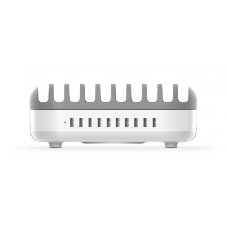 Compulocks - 10PUSBDKS-UK organizador para estación de carga Independiente Gris, Blanco