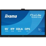 iiyama - TE5513A-B2AG pantalla de señalización Panel plano interactivo 138,7 cm (54.6") Wifi 500 cd / m² 4K Ultra HD Negro Panta
