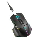 Mars Gaming - MMWVECTOR ratón Juego mano derecha RF Wireless + Bluetooth + USB Type-A Óptico 12000 DPI