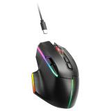 Mars Gaming - MMWVECTOR ratón Juego mano derecha RF Wireless + Bluetooth + USB Type-A Óptico 12000 DPI