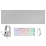 Mars Gaming - MCP-RGB3, Pack Gaming Teclado Fixed RGB + Ratón Gaming RGB Flow 3200 DPI + Auriculares Over-Ear RGB + - MCPRGB3WES
