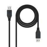 Nanocable - 10.01.1002-BK cable USB USB 3.2 Gen 1 (3.1 Gen 1) 2 m USB A Negro
