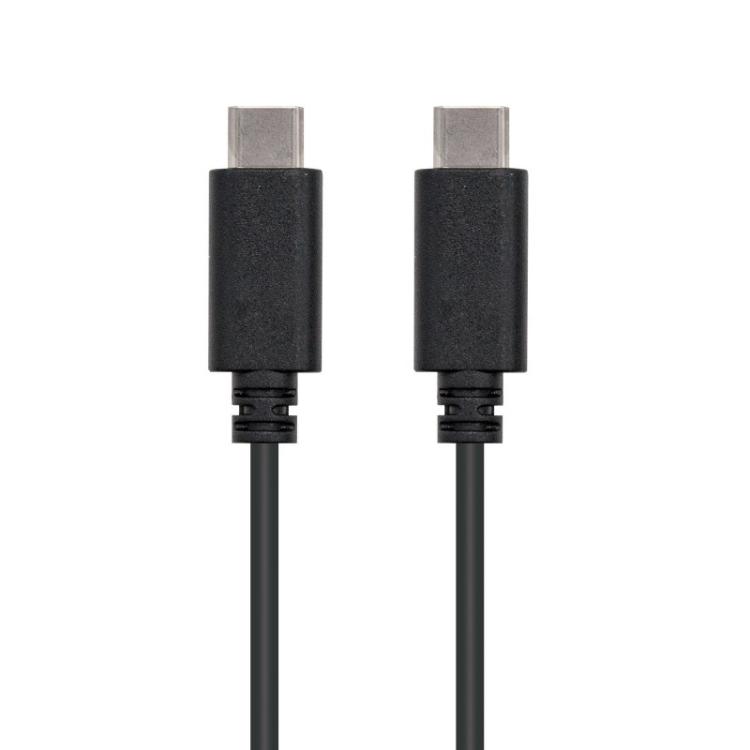 Nanocable - USB 2.0, 2m cable USB USB C Negro