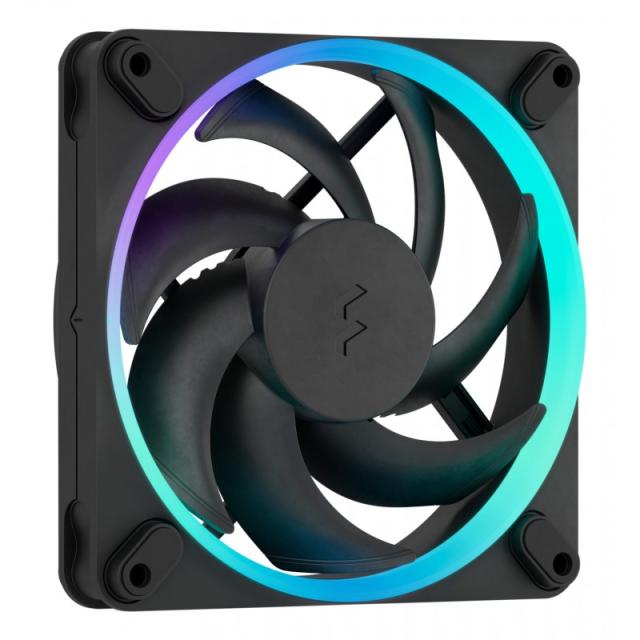 Fractal Design - Momentum 12 RGB Carcasa del ordenador Ventilador 12 cm Negro 3 pieza(s)