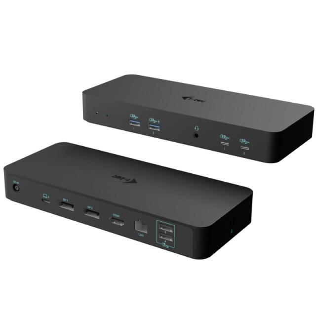 i-tec - USB-C Intelligent Triple Display Docking Station + Power Delivery 100W