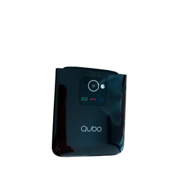 Qubo - X-10BK teléfono móvil 6,1 cm (2.4") Negro Teléfono para personas mayores