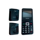 Qubo - X-10BK teléfono móvil 6,1 cm (2.4") Negro Teléfono para personas mayores