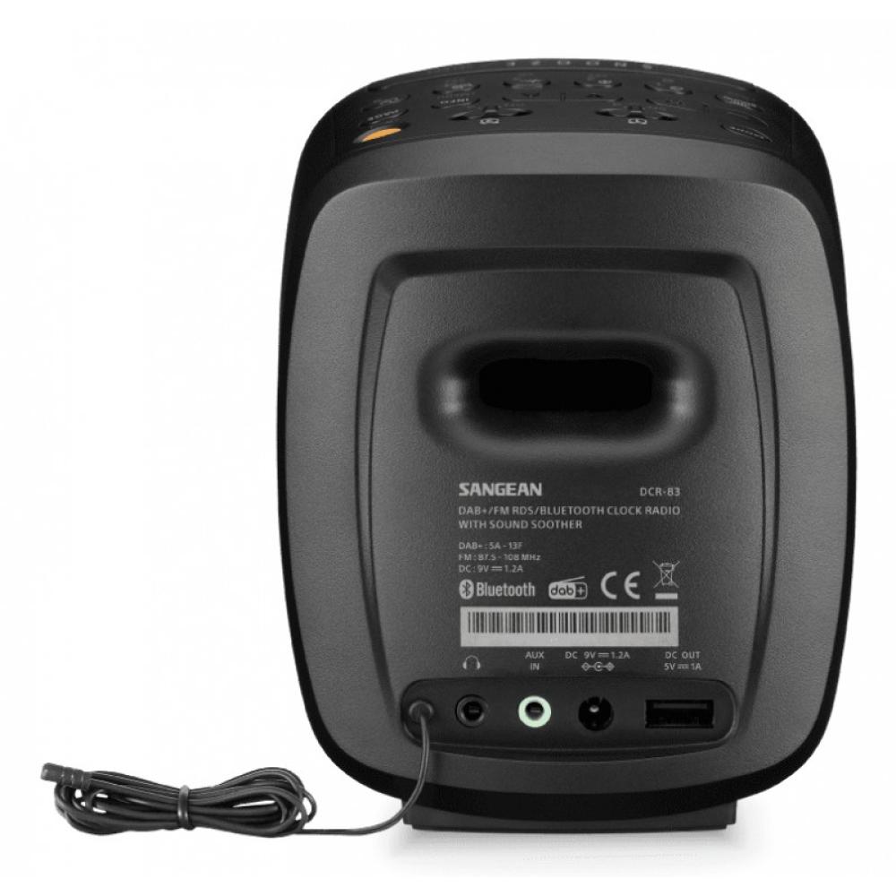 Sangean - DCR-83 Personal Analógico y digital Negro