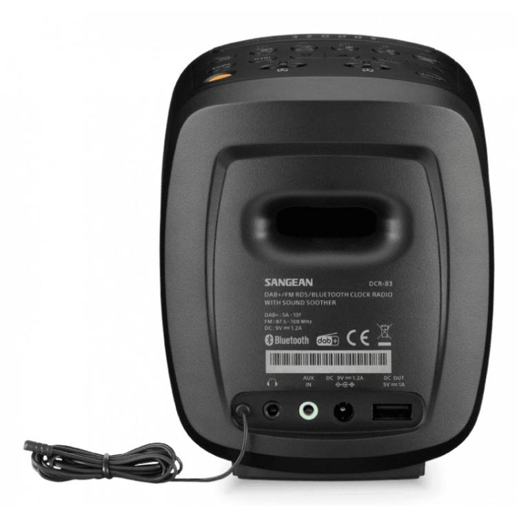 Sangean - DCR-83 Personal Analógico y digital Negro