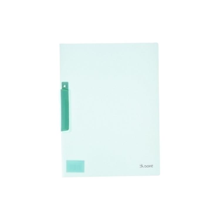 DOHE - DOSSIER CLIP DOHE PP A4 p.PTCO.30h VERD - Pack de 8 unidades