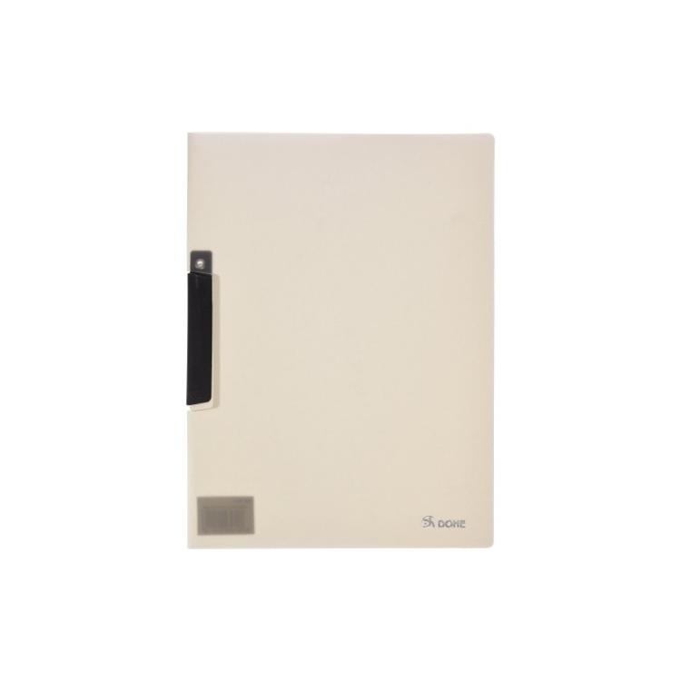 DOHE - DOSSIER CLIP DOHE PP A4 p.PTCO.30h GRIS - Pack de 8 unidades