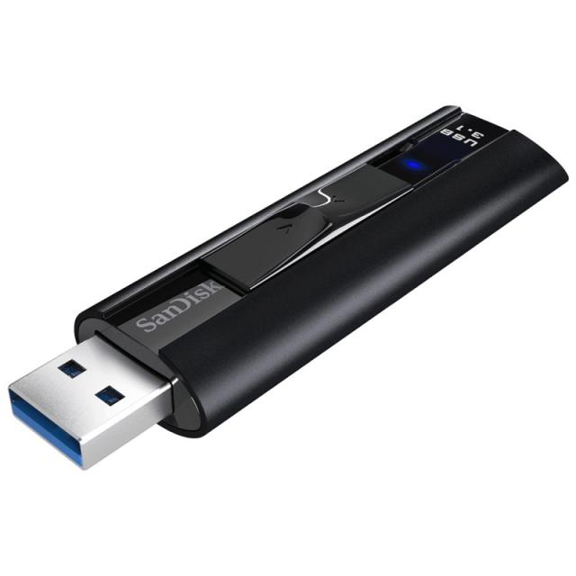 SanDisk - Extreme Pro unidad flash USB 256 GB USB tipo A 3.2 Gen 1 (3.1 Gen 1) Negro