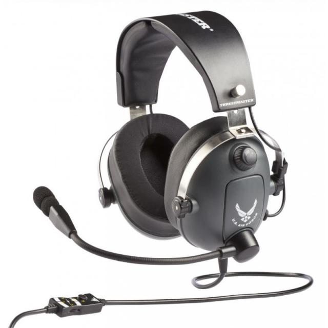 Thrustmaster - T.Flight U.S. Air Force Edition Auriculares Alámbrico Diadema Juego Negro