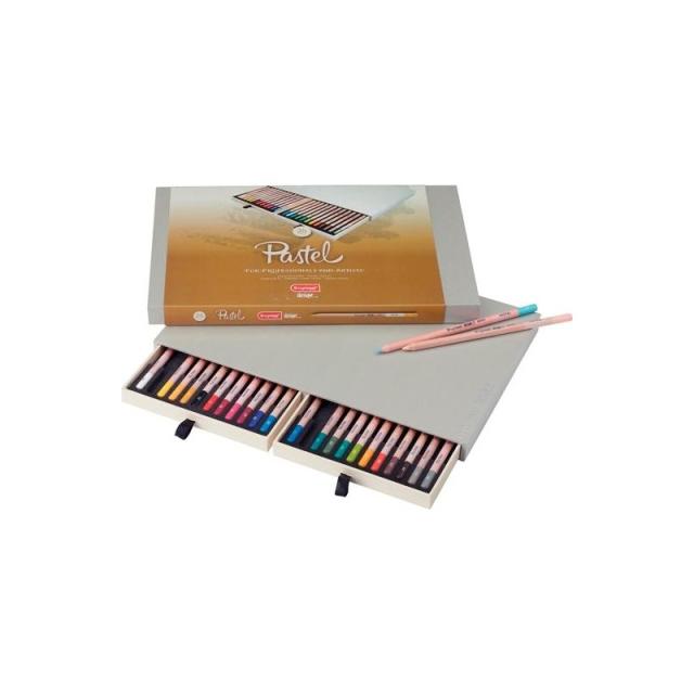 Talens - TALENS BRUYNZEEL CAJA DE 24 LÁPICES DE COLOR SURTIDOS PASTEL -ESTUCHE DE LUJO- - Color no elegible