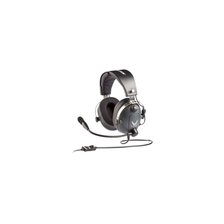 Thrustmaster - T.Flight U.S. Air Force Auriculares Alámbrico Diadema Aviación/Control de tráfico aéreo Negro, Gris