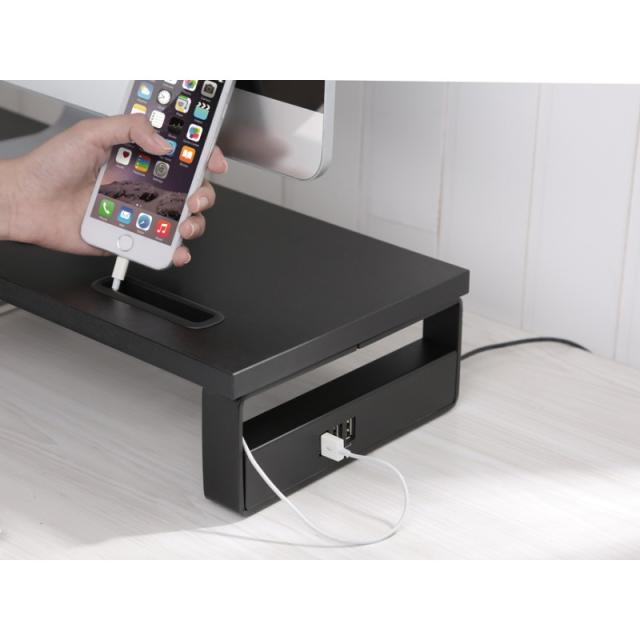 Equip - 650881 Soporte de monitor de sobremesa con USB