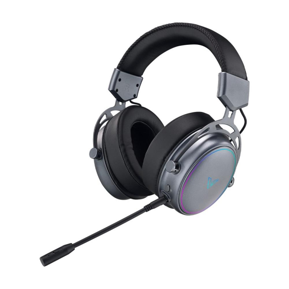Rapoo - VH800 Auriculares True Wireless Stereo (TWS) Diadema Juego USB Tipo C Bluetooth Negro, Gris