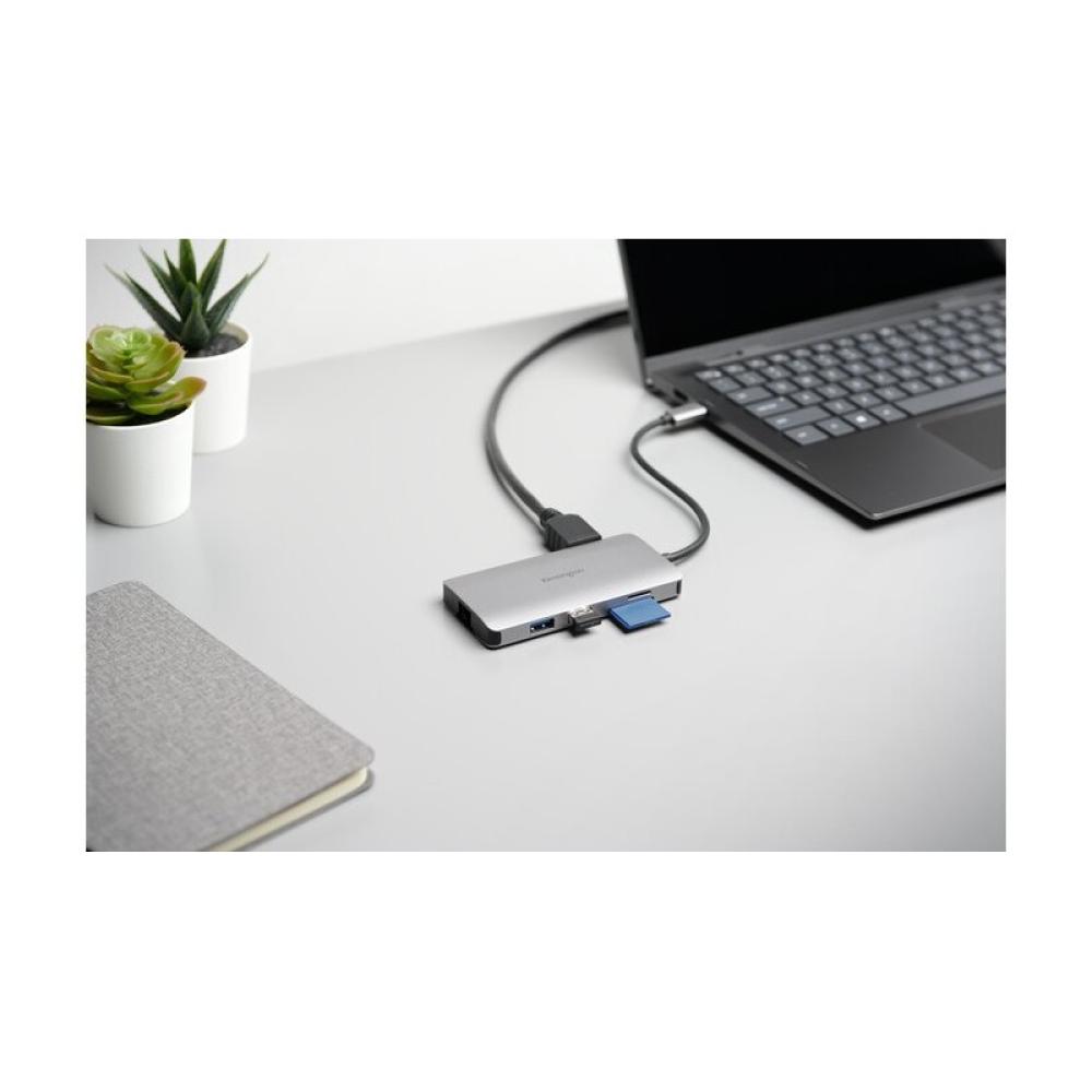 Kensington - Dock móvil USB-C sin Driver 8 en 1 UH1400P